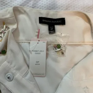 Banana-republic Women's Cream and White Dress thumbnail 2