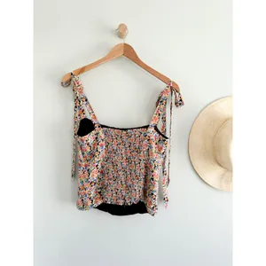 Reformation‎ | Ellora Floral Tie Strap Tank Trix Print | Sz 8 thumbnail 8