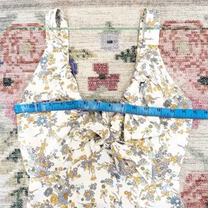 Abercrombie & Fitch Floral Midi Slip Dress XS Cottagecore Boho Rustic Ruffles thumbnail 5