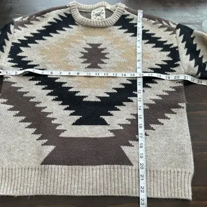 Cotton & Rye Outfitters Aztec Sweater M Women’s Western Tribal thumbnail 7