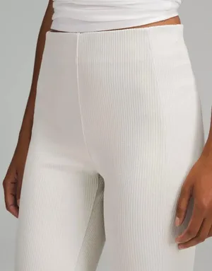 Lululemon Ribbed Softstreme Zip Leg High-Rise Crop thumbnail 2