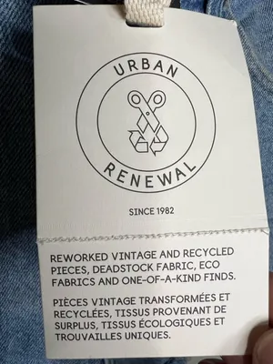 Wrangler Urban Renewal NWT Reworked Vintage High Rise Denim‎ Raw Hem Shorts thumbnail 4