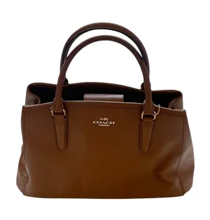 COACH Brown Small Margot Carryall thumbnail 1