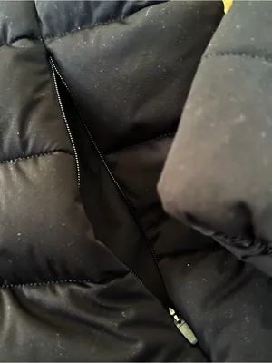 Save The Duck Women’s Long Puffer Coat Black S Plumtech thumbnail 3