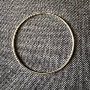 Silver Stacked Thin Fashion Bracelets S/4 Silver Plated Bangle - Costume Jewelry thumbnail 3