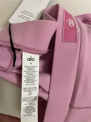 Alo SET Alosoft Sincere Bra & Alosoft Sincere Micro Shorts Candy Heart Pink M thumbnail 7