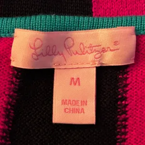 Lilly Pulitzer Isabella Colorblock Mod Geometric Short Sleeve Sweater Mini Dress thumbnail 3