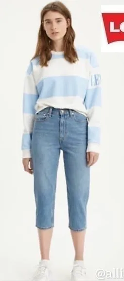 Levi’s Cropped mom jeans thumbnail 1