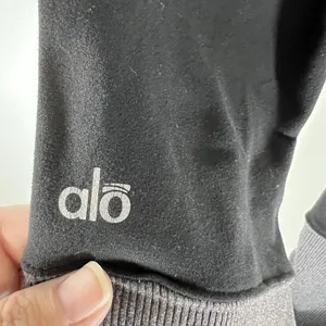Alo yoga goddess leggings black gray‎ womens S ribbed athletic dance thumbnail 7
