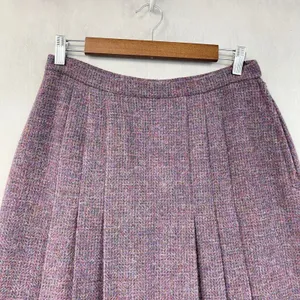 Vintage Womens Pleated Midi Skirt 12 Dark Academia Librarian Preppy Heritage thumbnail 4