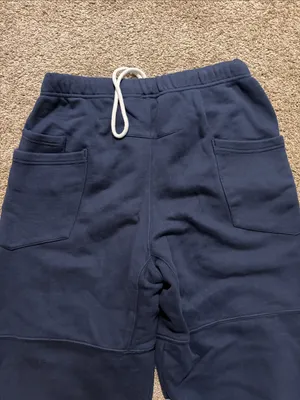 FP Movement Navy Top Score Cotton SweatPants Wideleg Barrel Large thumbnail 7