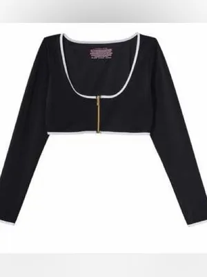 Victoria's Secret Long Sleeve Zip Up Top thumbnail 3