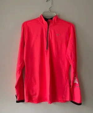 Nike Half-zip Women's Running Top Activewear Size: L thumbnail 1