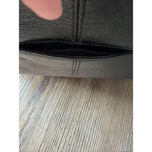 The Sak black Leather Clutch Crossbody Shoulder Bag camila texture classic thumbnail 6