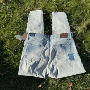 Lucky Brand Light Wash Patchwork Bridgette Skinny Jeans thumbnail 6