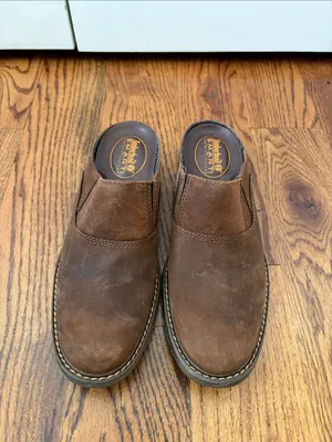 Timberland Women’s Brown Suede Slip-On Clogs Size 8 thumbnail 3