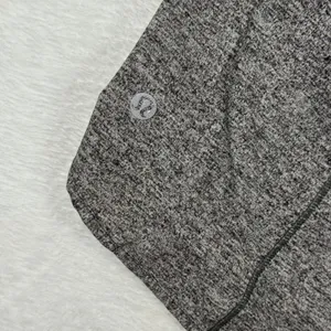 Lululemon Tracker Short V Heathered Black Gray Athletic Running Shorts Size‎ 12 thumbnail 6