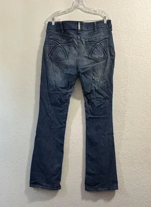 Ariat R.E.A.L Jeans Womens 32L Blue Bootcut Stretch Denim REAL PR Rosa Boot Jean thumbnail 3