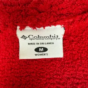 Columbia Full Zip Red Hoodie Jacket‎ Sz M thumbnail 9