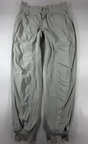 Lululemon Beyond the Studio Jogger Pants Grey Textured Drawstring Tapered Womens thumbnail 1
