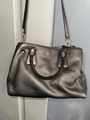 Michael Kors Purse Silver Metallic thumbnail 8