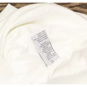 NWT Shelby & Palmer Womens Chiffon Sleeve Knit Ruched Front Dress White 6 thumbnail 6