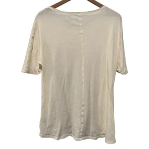 We The Free People XS Top Ombre Oversized Distressed Slouchy Boho Short Sleeve thumbnail 2