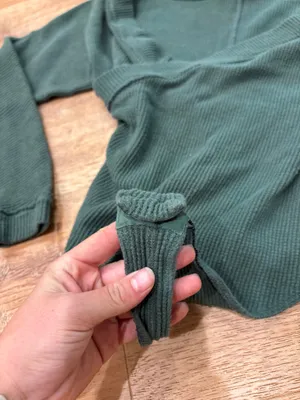 Green Intimately Free People Bodysuit Long Sleeve thumbnail 3
