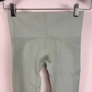 SET Active Seamless‎ High Waist Leggings Sage Green Athleisure Workout Size XS/S thumbnail 5