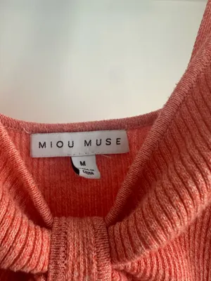 Orange Miou Muse Dress Size M thumbnail 3