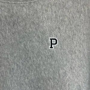 PINK Victoria's Secret Gray Cropped Sweatshirt Small Drawstring Hem Logo‎ thumbnail 8