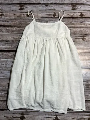 American Eagle White Coastal Spaghetti Strap Sundress Size small thumbnail 1