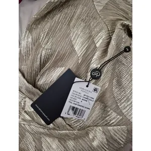 NWT Adrianna Papell Foil Leaf Short Sleeve Gown Size 8 thumbnail 14