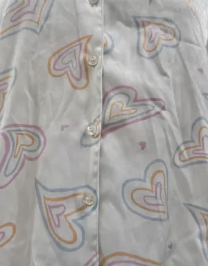 Abound for Nordstrom Cream Pajama Set Heart Print thumbnail 2