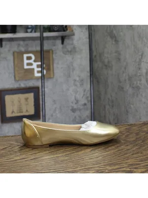 NWT Journee Collection Women's Comfort Kavn Dress Flats KAVN-WD Gold Yellow 7.5W thumbnail 7
