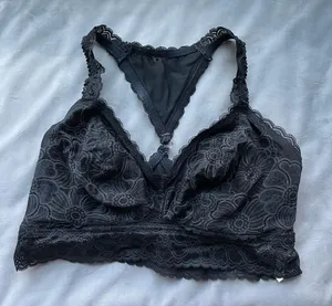 Aerie black bralette thumbnail 1