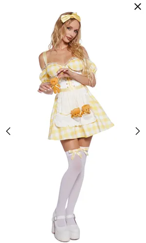 Dolls kill trickz n treatz bear friend Goldie costume M thumbnail 4