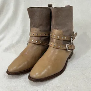 COACH Lilliana Studded Leather Suede Zip Up Ankle Boots Size 6 thumbnail 2