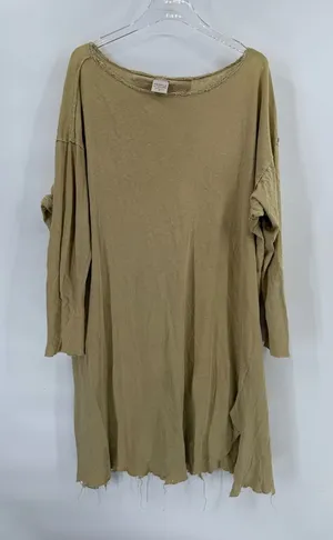 People of leisure, oversized raw hem long sleeve‎ shirt, size medium thumbnail 1