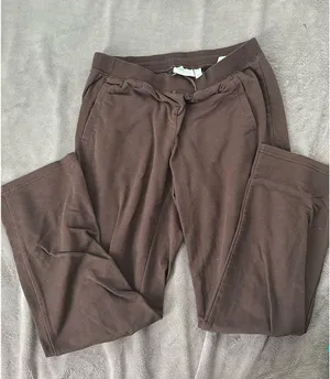 Brown straight leg sweatpants Size M thumbnail 1