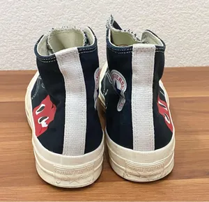 CONVERSE X Comme des Garçons PLAY High Top Chuck 70 Unisex Sneakers Women’s 7 thumbnail 7