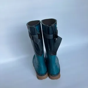 BOGS Women's Size 6 Amanda II Tall‎ Rain Boot Teal Blue Outdoors Gardening Farm thumbnail 5