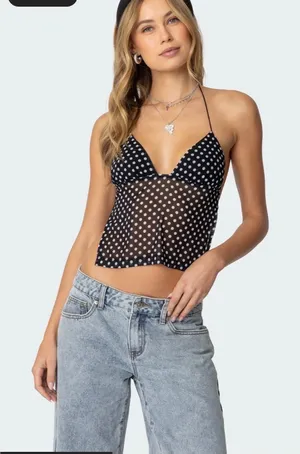 Edikted Top Polka Dot thumbnail 1