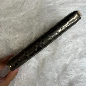 MICHAEL KORS Metallic Silver Zip Around Wallet thumbnail 3