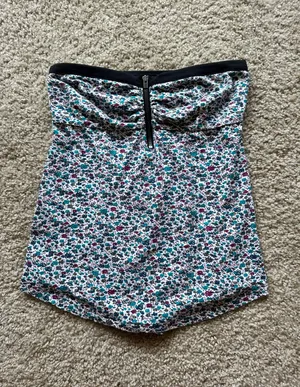 Roxy Y2K strapless Floral Tube Top thumbnail 1