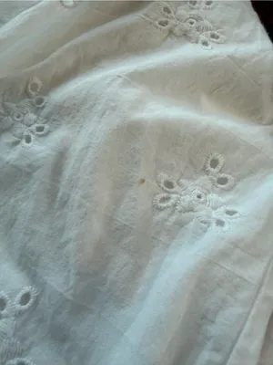 Knox Rose White Cotton Eyelet Midi Dress Small thumbnail 6