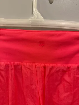 All In Motion High-Rise Flowy Athletic Shorts With Built-In Biker Shorts Lip Gloss Pink thumbnail 3