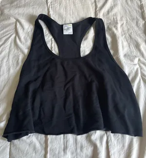 Black Aerie Fleece Lined Tank thumbnail 1