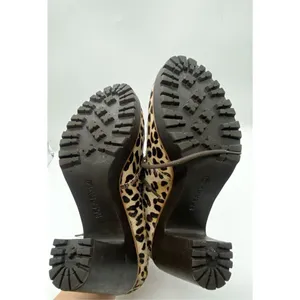 Sperry Princetons Top Sider Princeton boot leather lace up pony hair chunky heel thumbnail 12