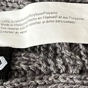 Source Unknown Dark Gray Cable knit Winter Acrylic Scarf- Unisex thumbnail 8